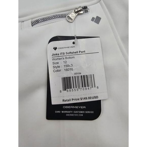 Obermeyer Women's 12 White Jinks ITB Softshell Snow/Ski Pants NWT - Picture 5 of 16